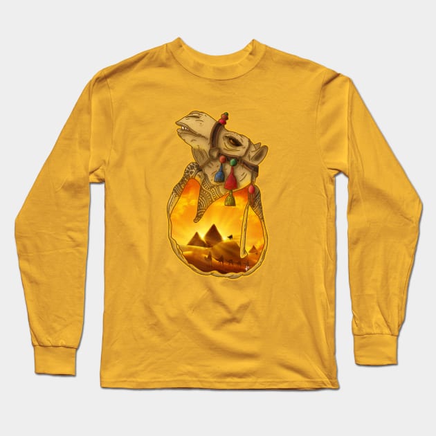 Guardians of the Pyramids Long Sleeve T-Shirt by DVerissimo